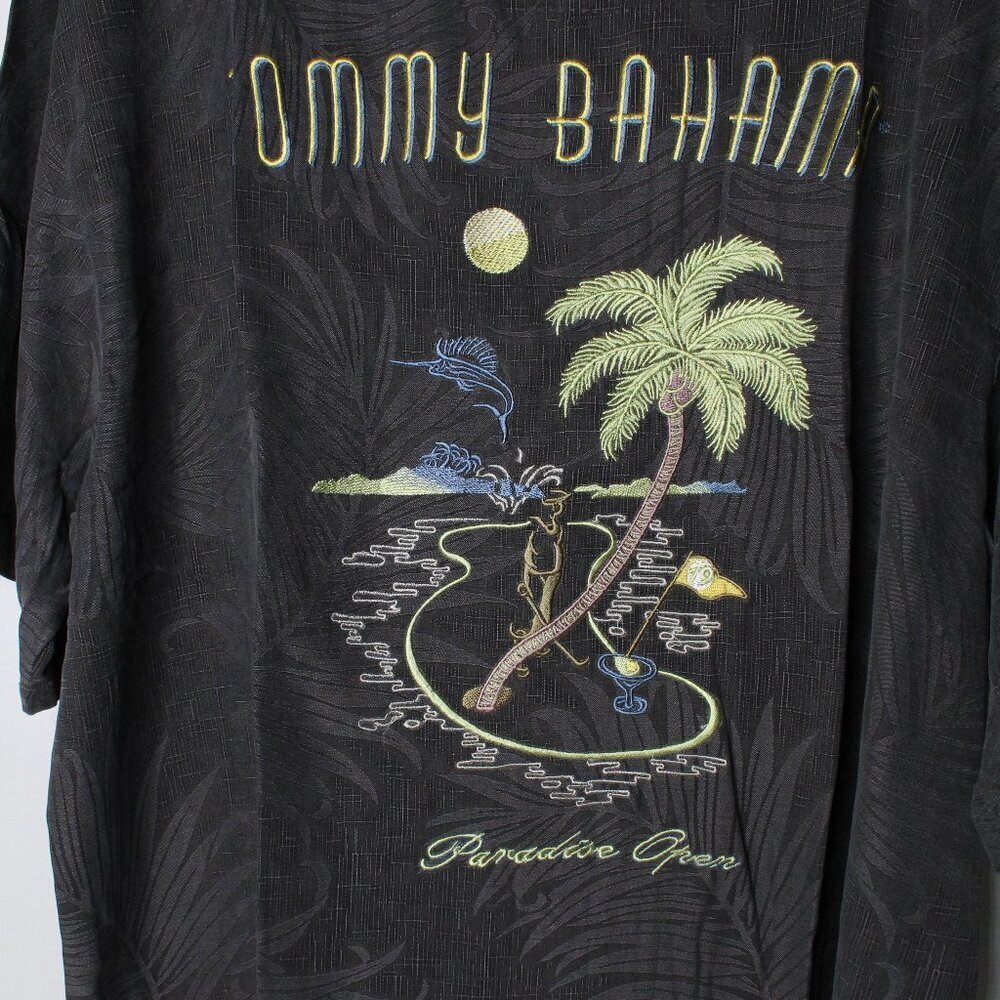 Tommy Bahama Grey Paradise Open Short Sleeve